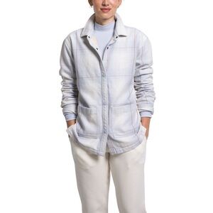 The North Face Women’s Twill Dusty Periwinkle Utility Shacket Sz Small NWT